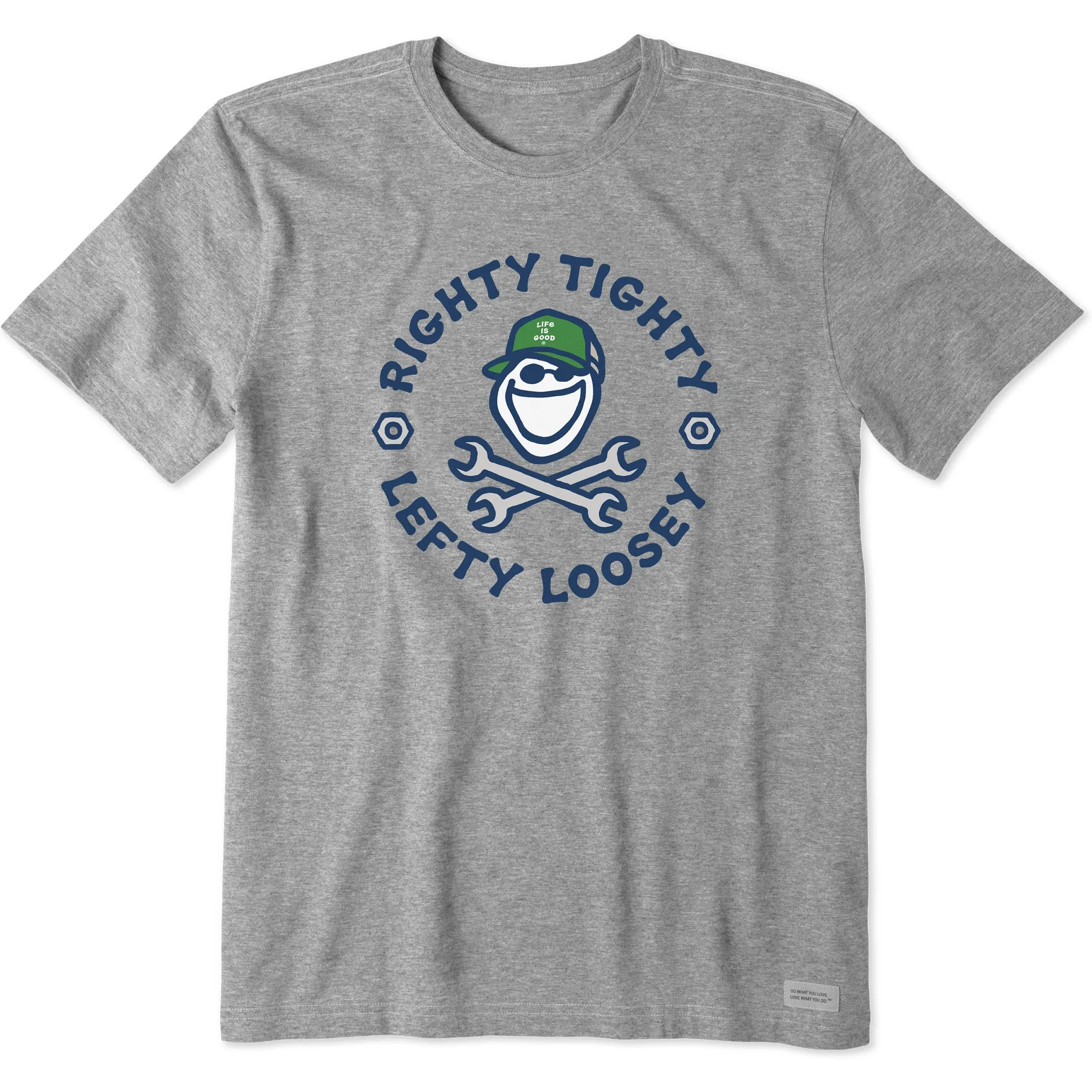 Men's Righty Tighty Lefty Loosey Short Sleeve Crusher Tee Life is Good