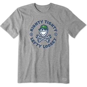 Men's Righty Tighty Lefty Loosey Short Sleeve Crusher Tee Life is Good