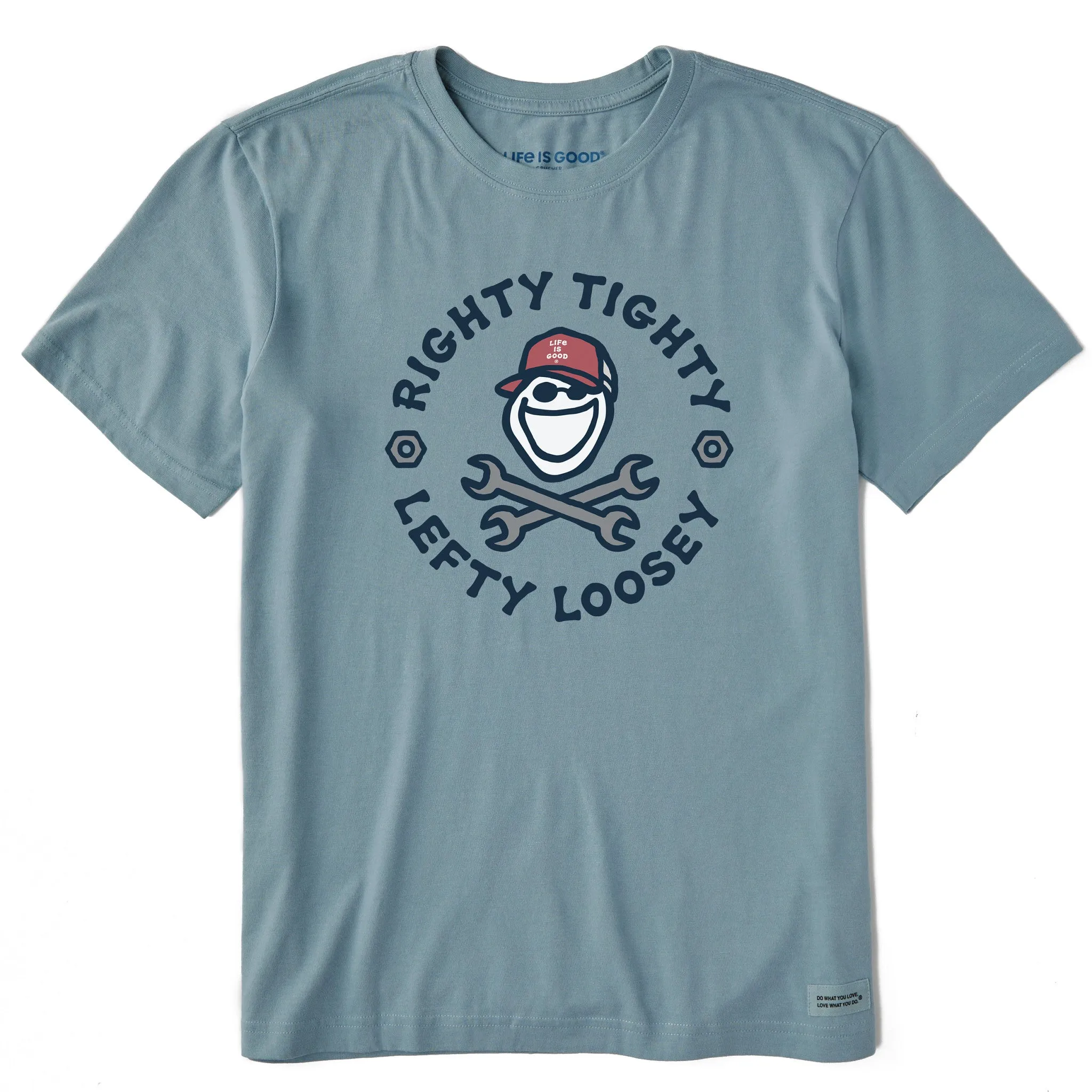 Men's Righty Tighty Lefty Loosey Short Sleeve Crusher Tee Life is Good