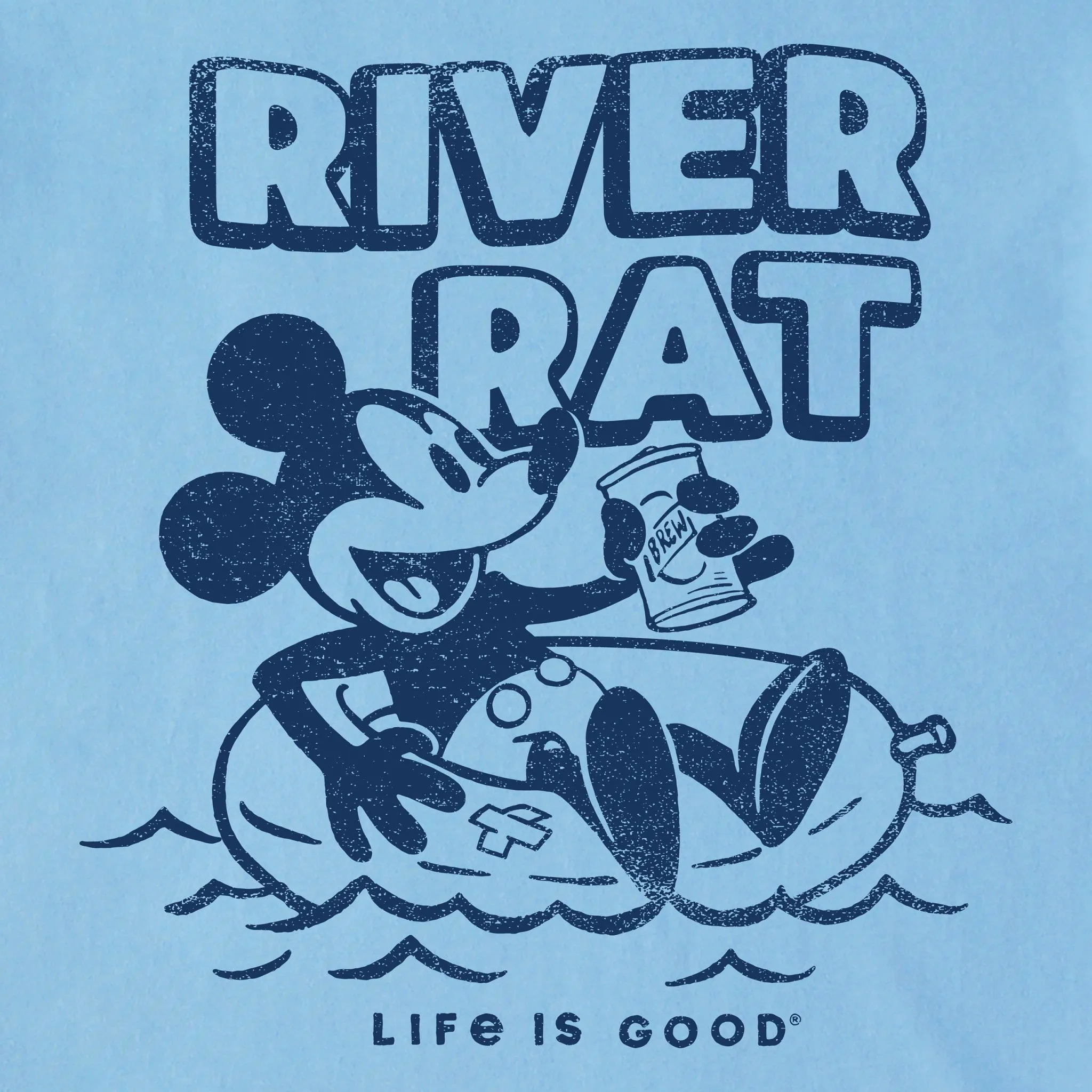 Men's River Rat Short Sleeve Tee Life is Good
