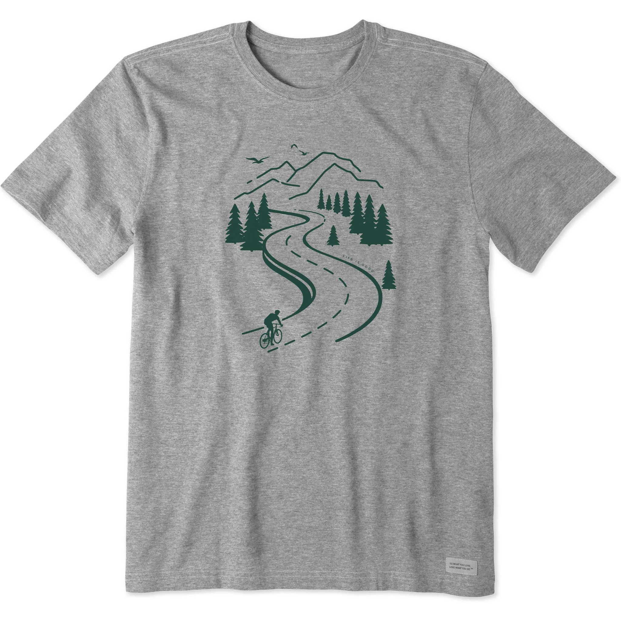 Men's Roadbike Short Sleeve Crusher Tee Life is Good