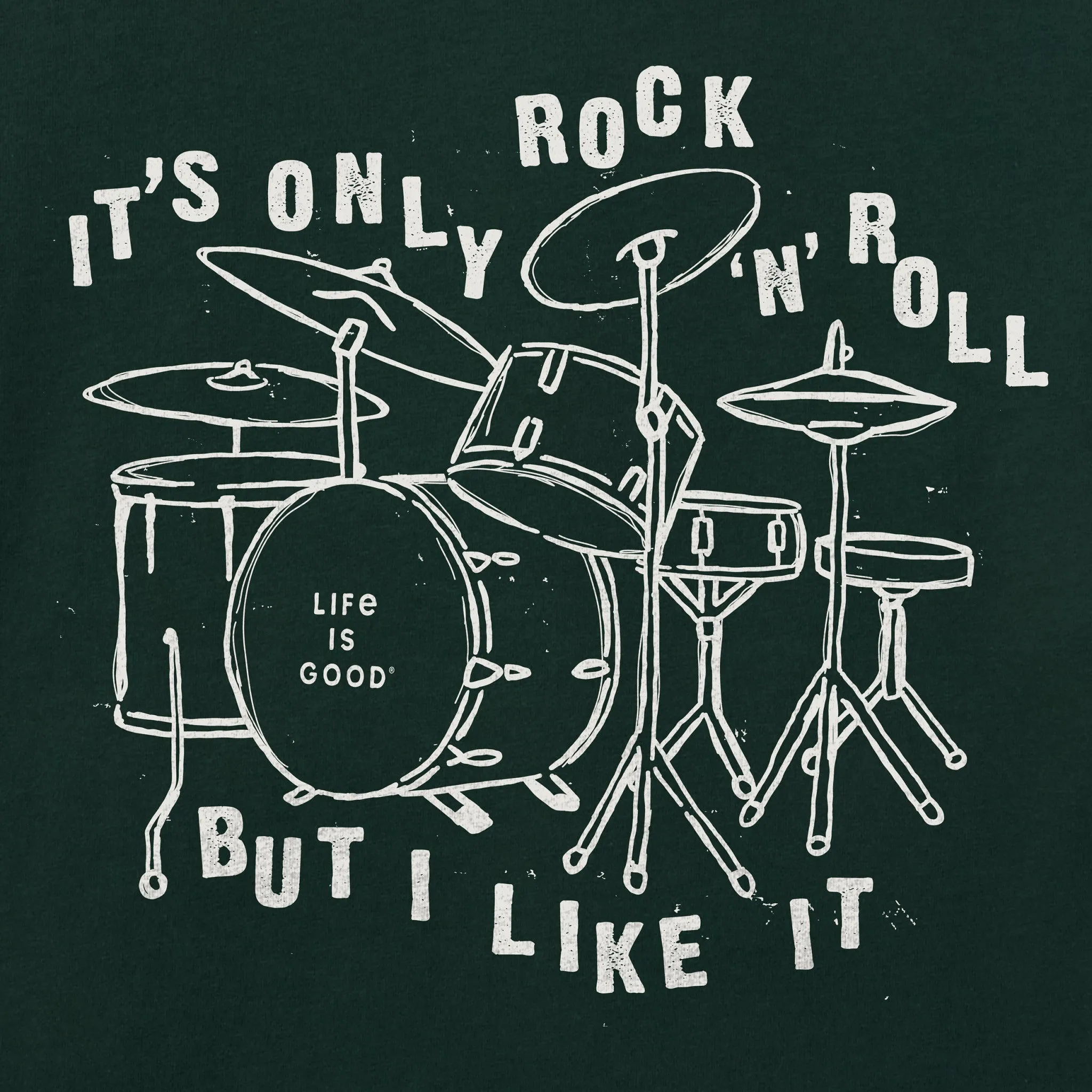 Men's Rock n Roll Short Sleeve Tee Life is Good