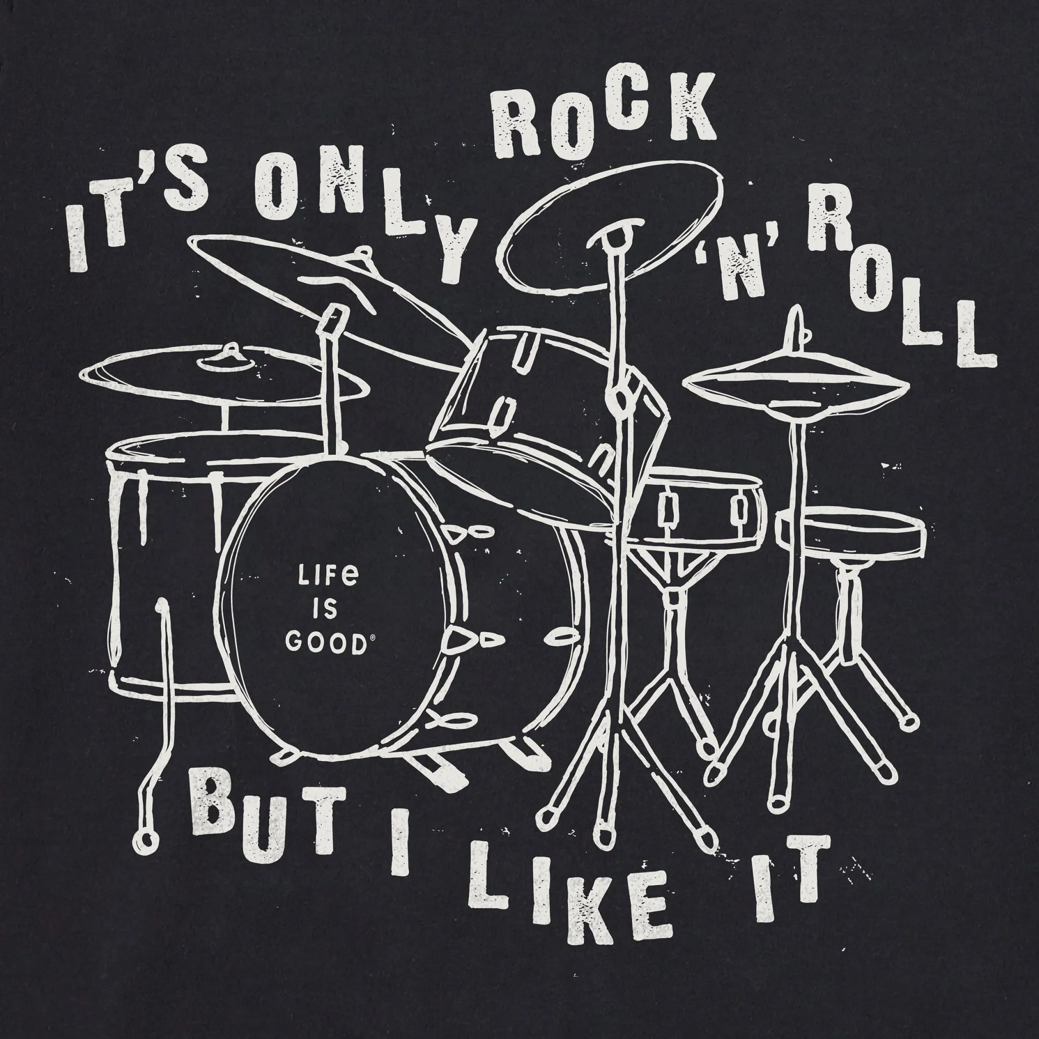 Men's Rock n Roll Short Sleeve Tee Life is Good