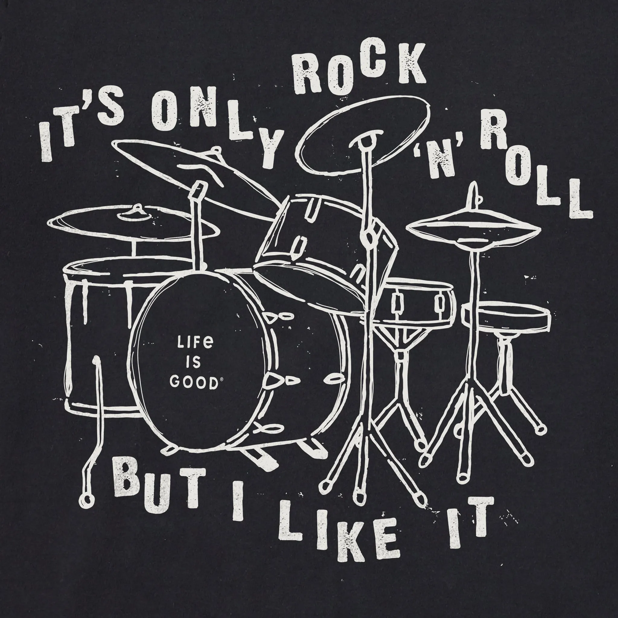 Men's Rock n Roll Short Sleeve Tee Life is Good