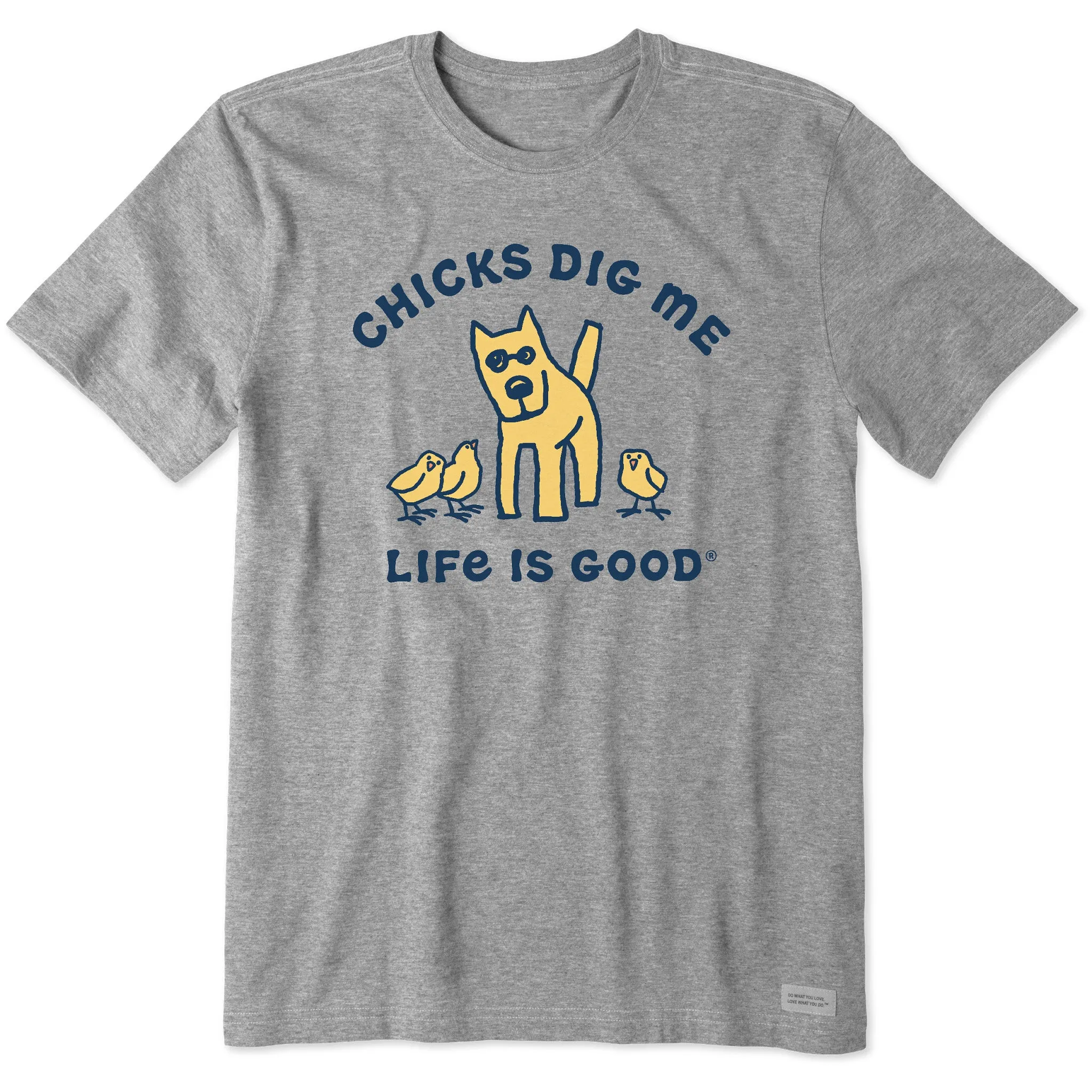 Men's Rocket Chicks Dig Me Short Sleeve Crusher Tee Life is Good