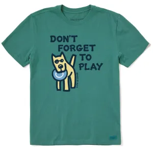 Men's Rocket Don't Forget to Play Short Sleeve Crusher Tee Life is Good