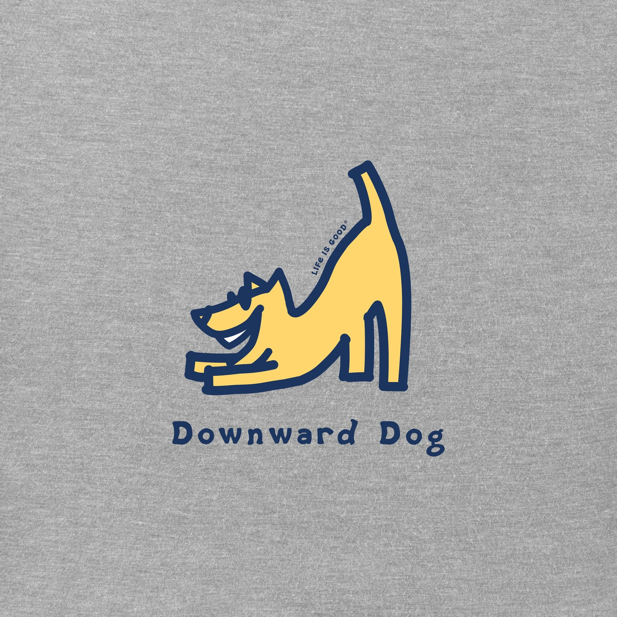 Men's Rocket Downward Dog Short Sleeve Crusher Tee Life is Good