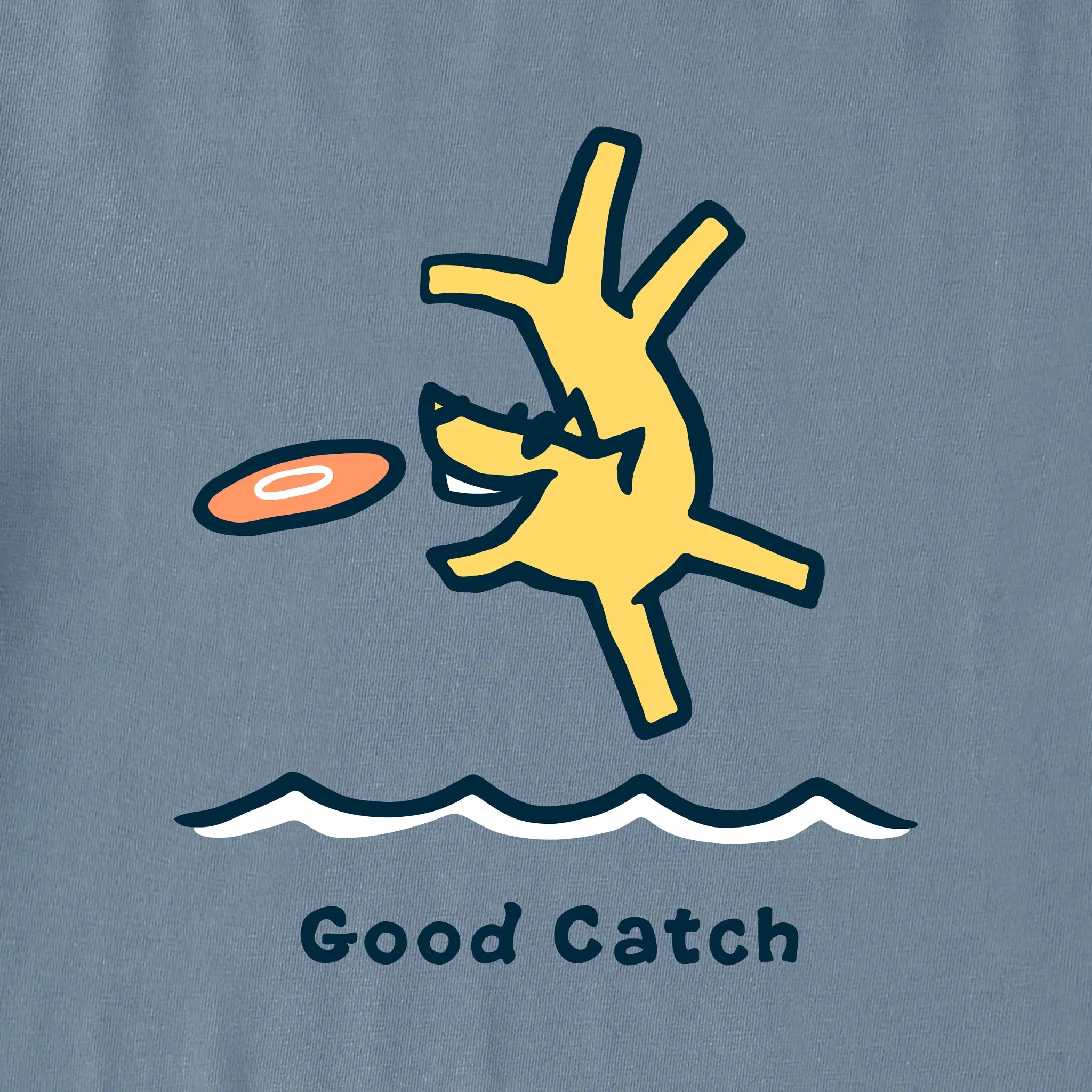 Men's Rocket Good Catch Short Sleeve Crusher-LITE Tee Life is Good