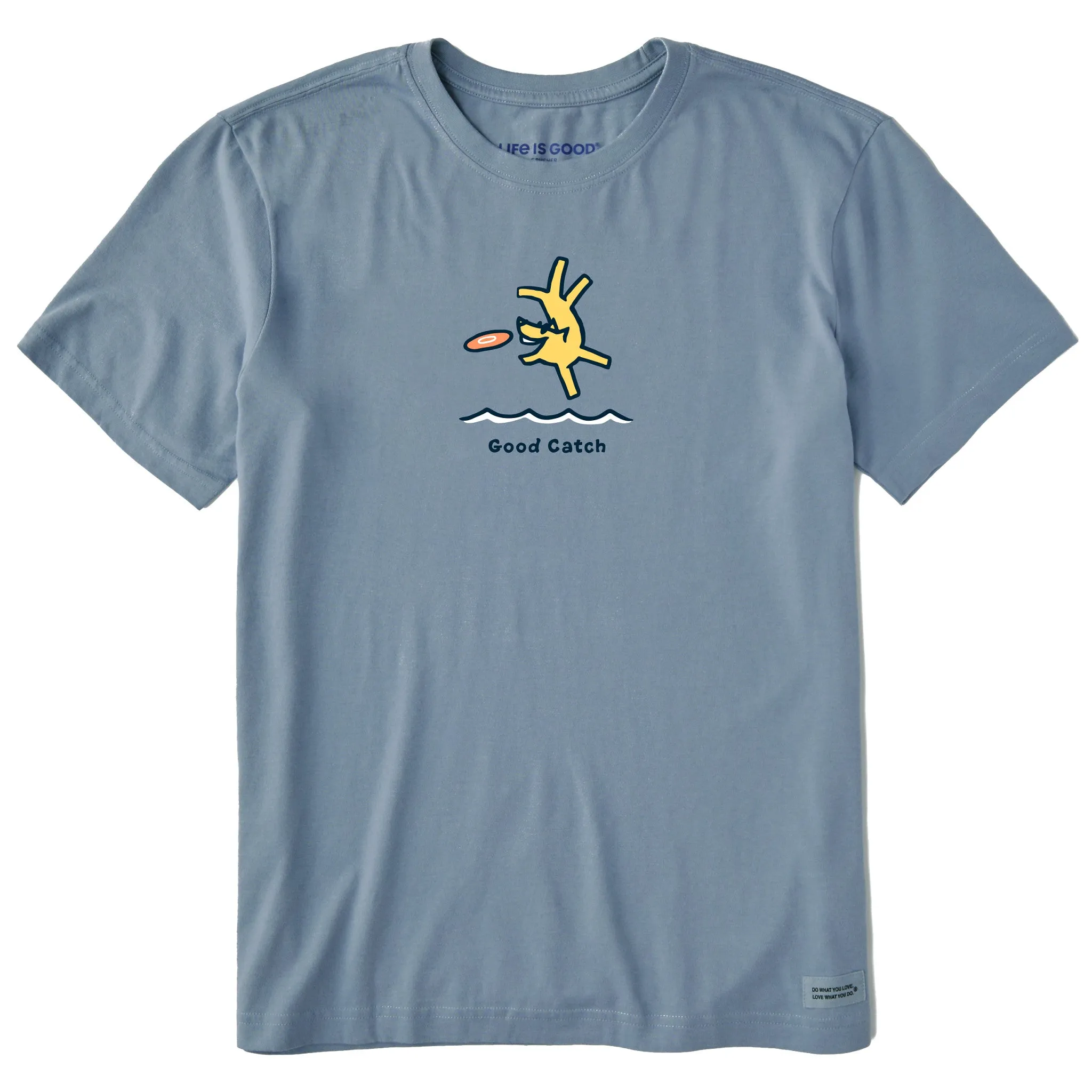 Men's Rocket Good Catch Short Sleeve Crusher-LITE Tee Life is Good