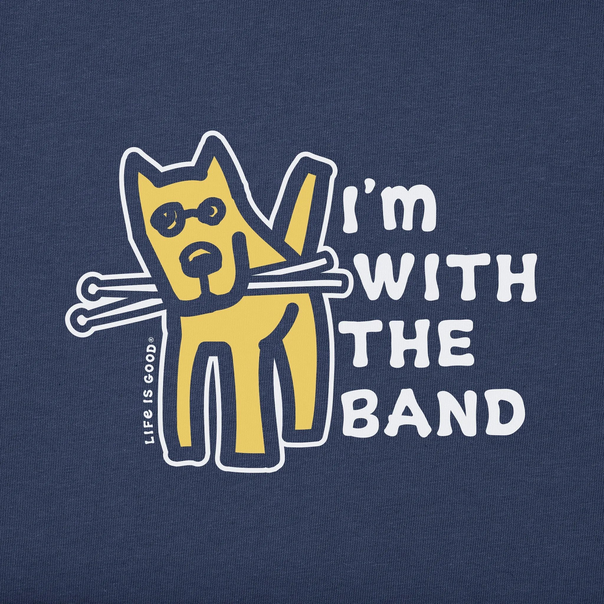 Men's Rocket With the Band Short Sleeve Tee Life is Good