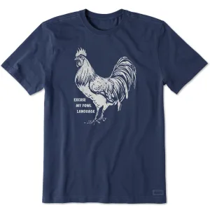 Men's Rooster Short Sleeve Tee Life is Good