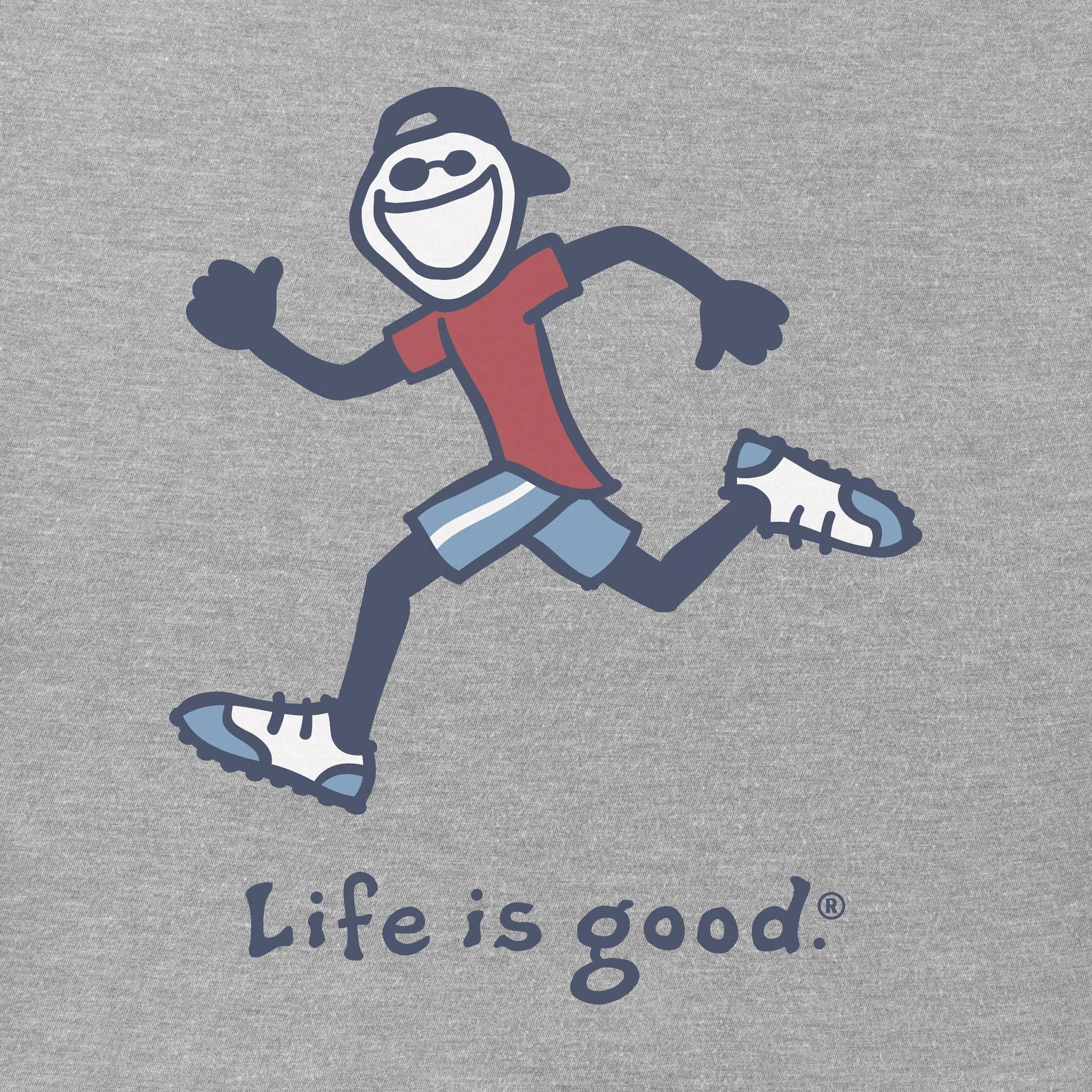 Men's Running Jake Short Sleeve Crusher Tee Life is Good