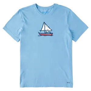 Men's Sailboat Jake Short Sleeve Crusher-LITE Tee Life is Good