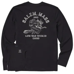 Men's Salem 1692 Long Sleeve Crusher Tee Life is Good