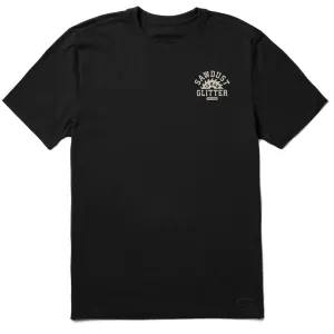 Men's Sawdust is Glitter Short Sleeve Crusher Tee Life is Good