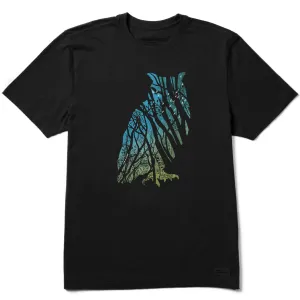 Men's Scenic Owl Short Sleeve Crusher Tee Life is Good