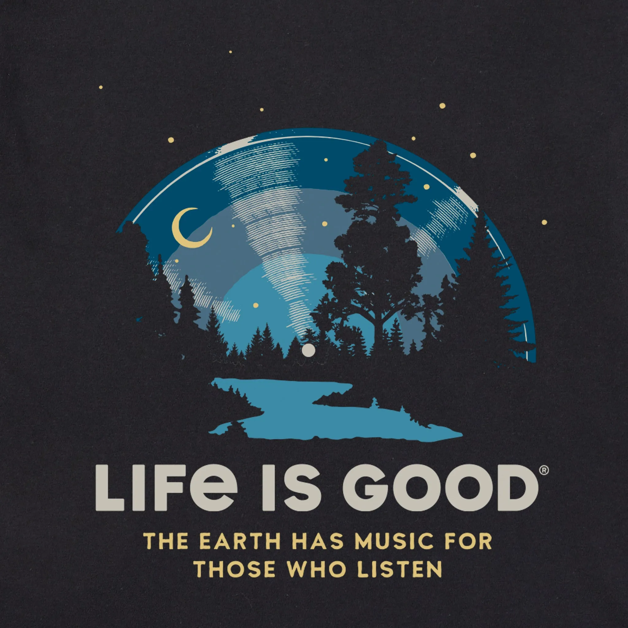 Men's Scenic Record Short Sleeve Tee Life is Good