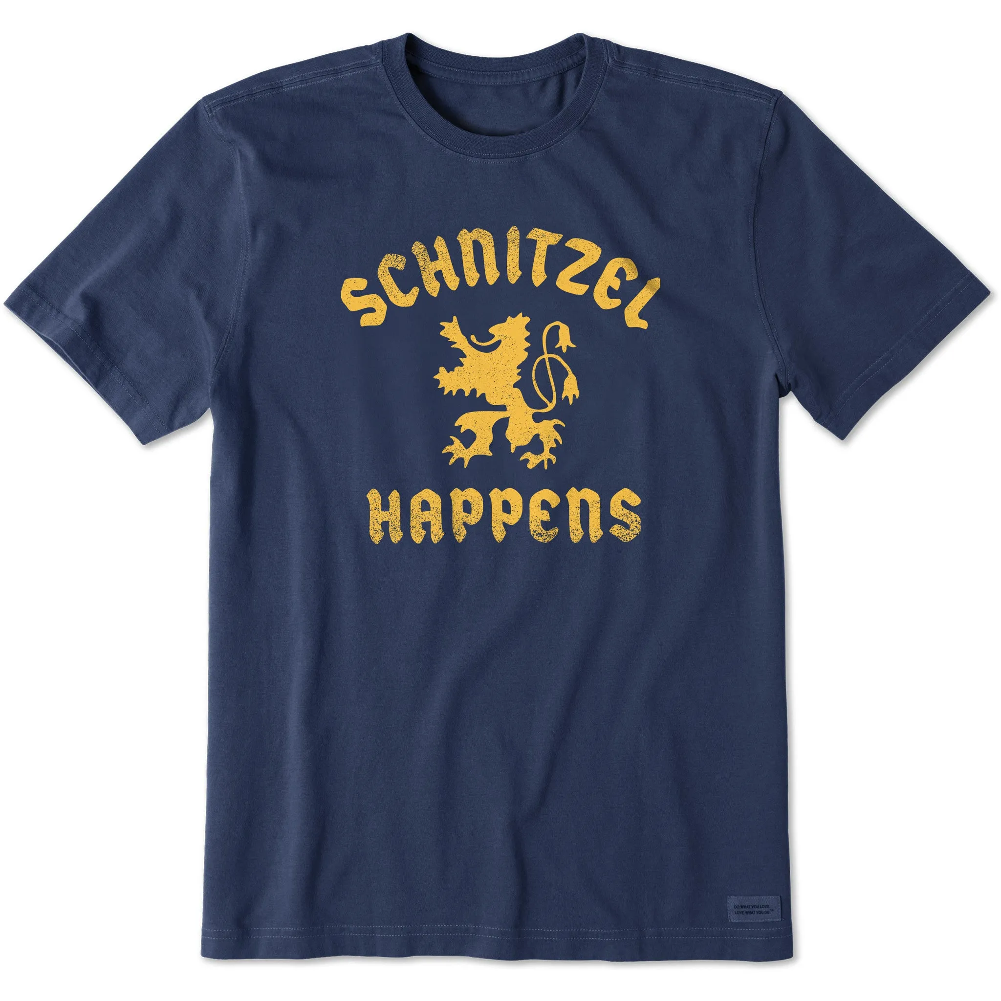 Men's Schnitzel Happens Short Sleeve Crusher Tee Life is Good
