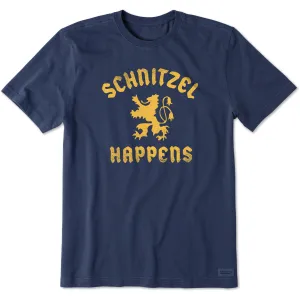 Men's Schnitzel Happens Short Sleeve Crusher Tee Life is Good
