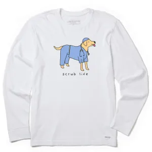 Men's Scrub Life Dog Long Sleeve Crusher Tee Life is Good