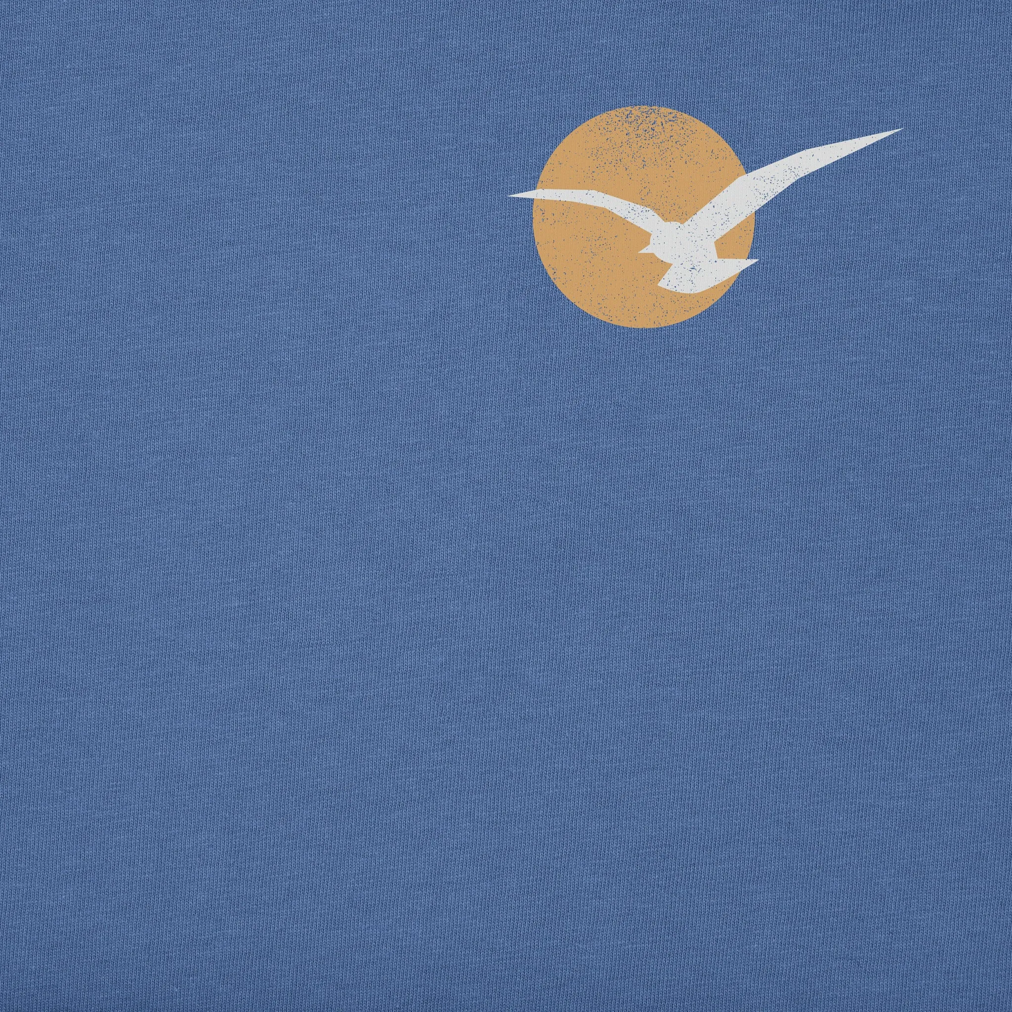 Men's Seagull Sunset Short Sleeve Crusher Tee Life is Good