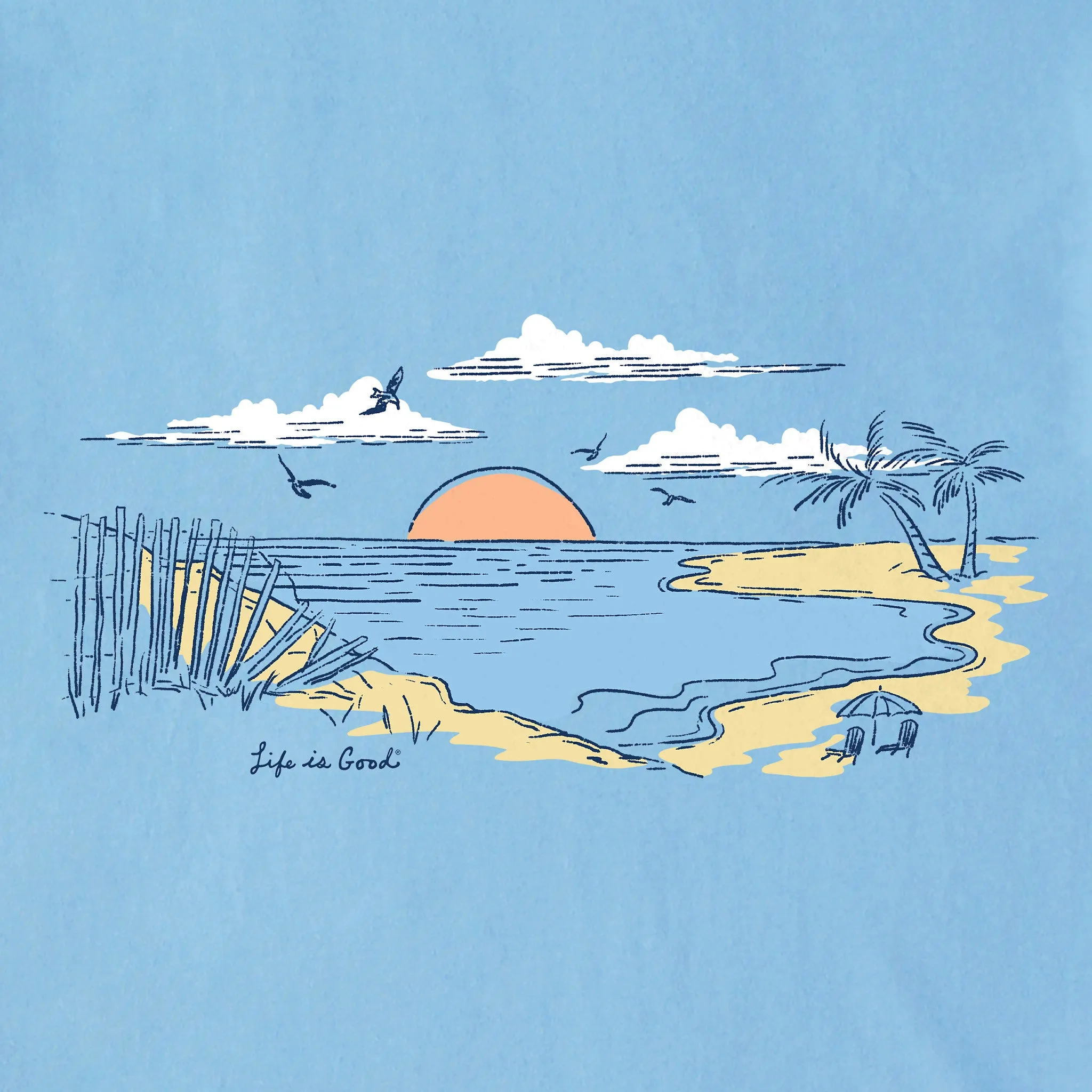 Men's Secret Spot Short Sleeve Tee Life is Good