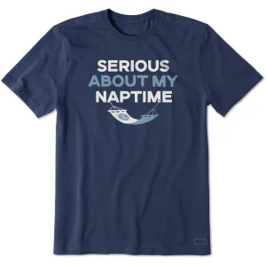Men's Serious About My Naptime Short Sleeve Tee Life is Good