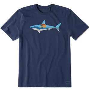 Men's Sharkscape Short Sleeve Tee Life is Good