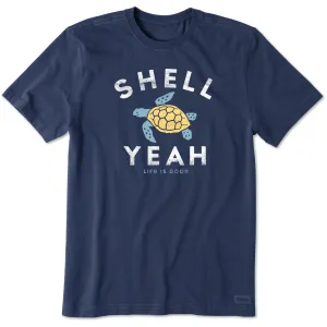 Men's Shell Yeah Short Sleeve Crusher Tee Life is Good