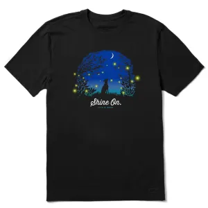 Men's Shine On Dog Landscape Short Sleeve Tee Life is Good