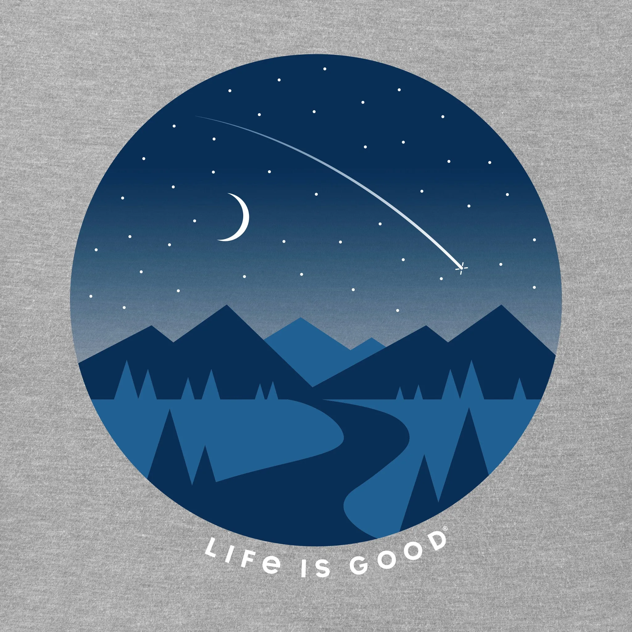 Men's Shooting Short Sleeve Tee Life is Good