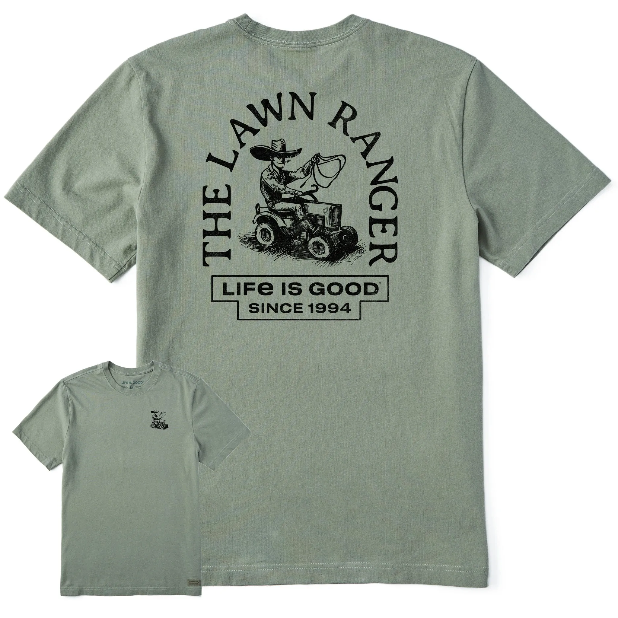 Men's Showbiz Lawn Ranger Short Sleeve Tee Life is Good