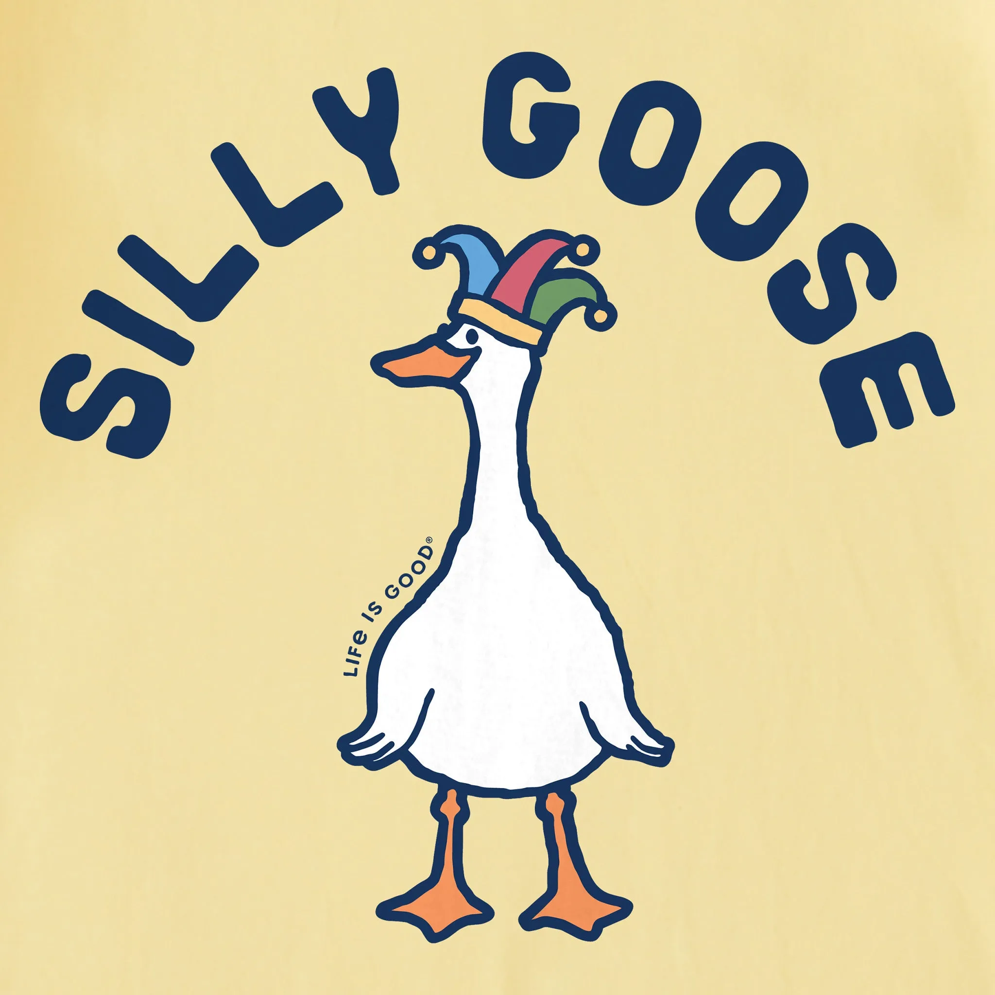 Men's Silly Goose Hat Short Sleeve Tee Life is Good