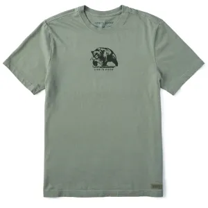 Men's Simple Bear Short Sleeve Tee Life is Good