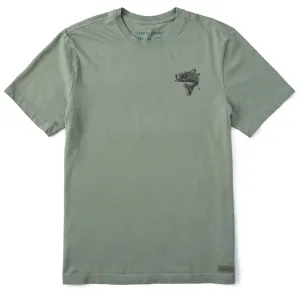 Men's Single Fish Short Sleeve Tee Life is Good