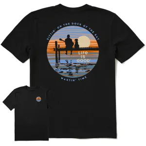 Men's Sittin On the Dock of the Bay Short Sleeve Crusher Tee Life is Good
