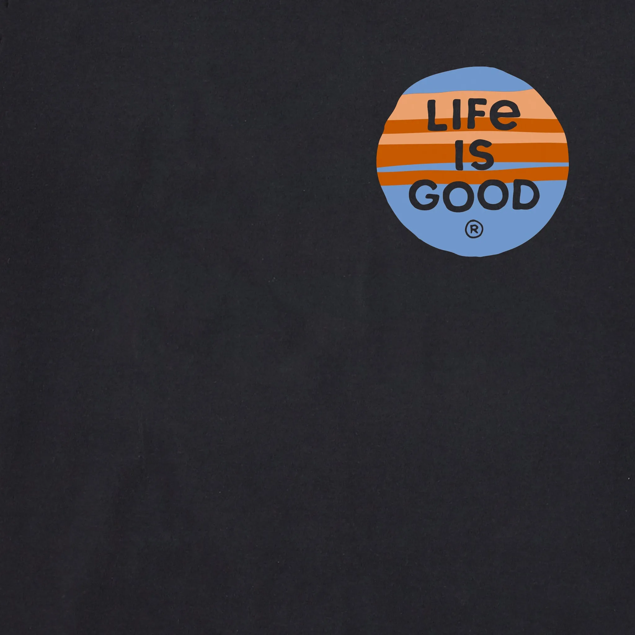 Men's Sittin On the Dock of the Bay Short Sleeve Crusher Tee Life is Good