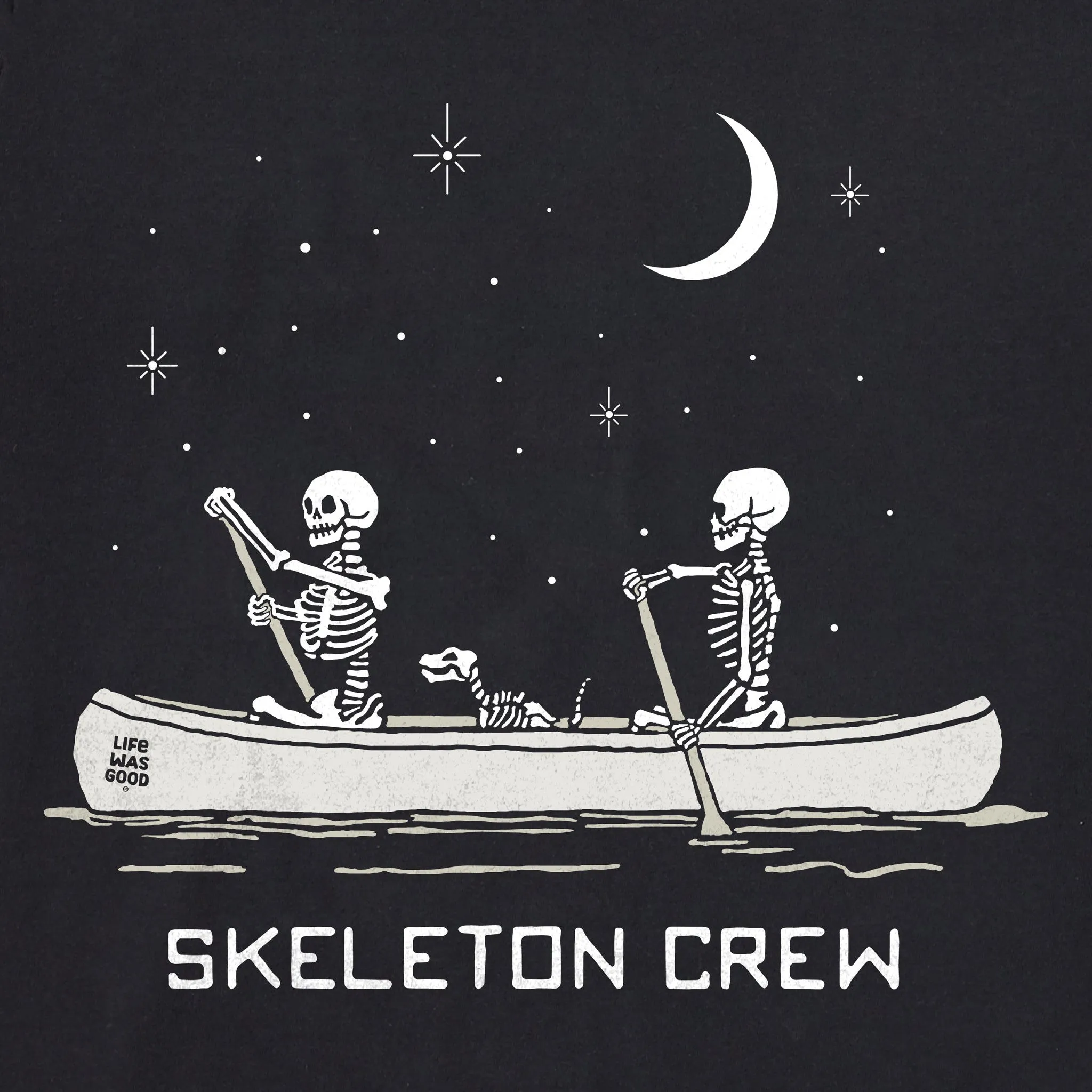 Men's Skeleton Crew Short Sleeve Tee Life is Good