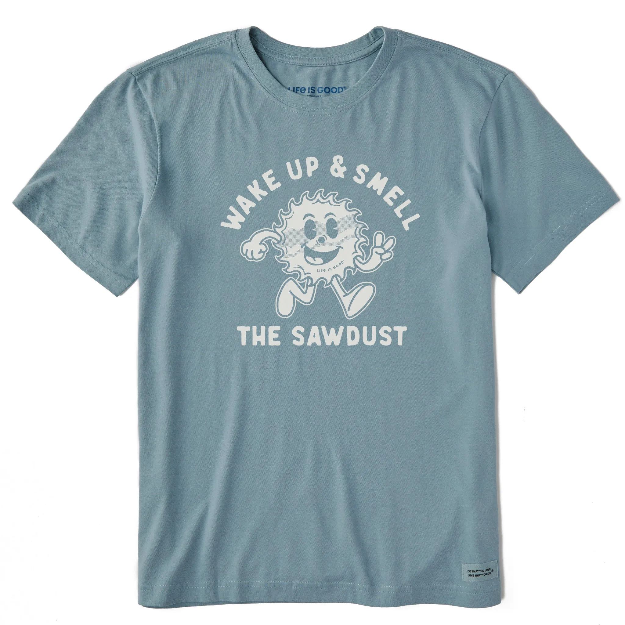 Men's Smell the Sawdust Short Sleeve Tee Life is Good