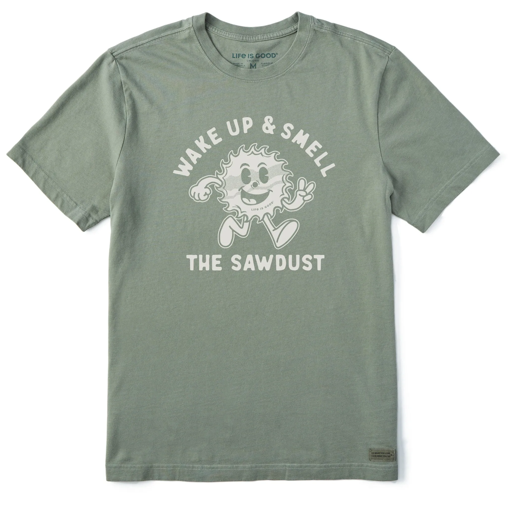 Men's Smell the Sawdust Short Sleeve Tee Life is Good