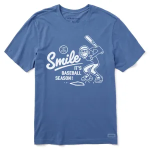 Men's Smile It's Baseball Season Jake Short Sleeve Tee Life is Good
