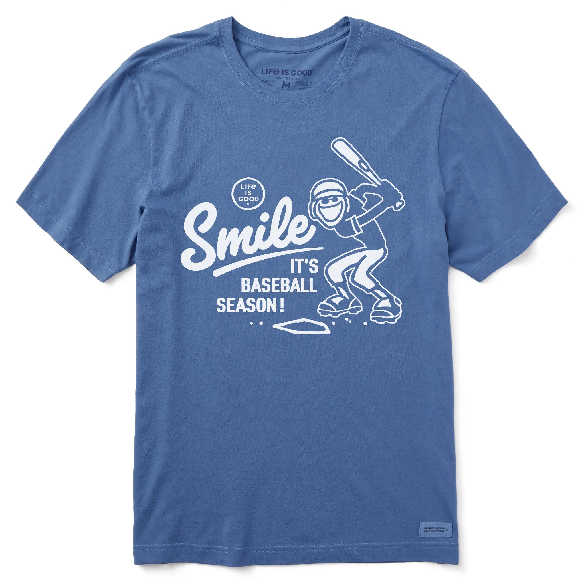 Men's Smile It's Baseball Season Jake Short Sleeve Tee Life is Good