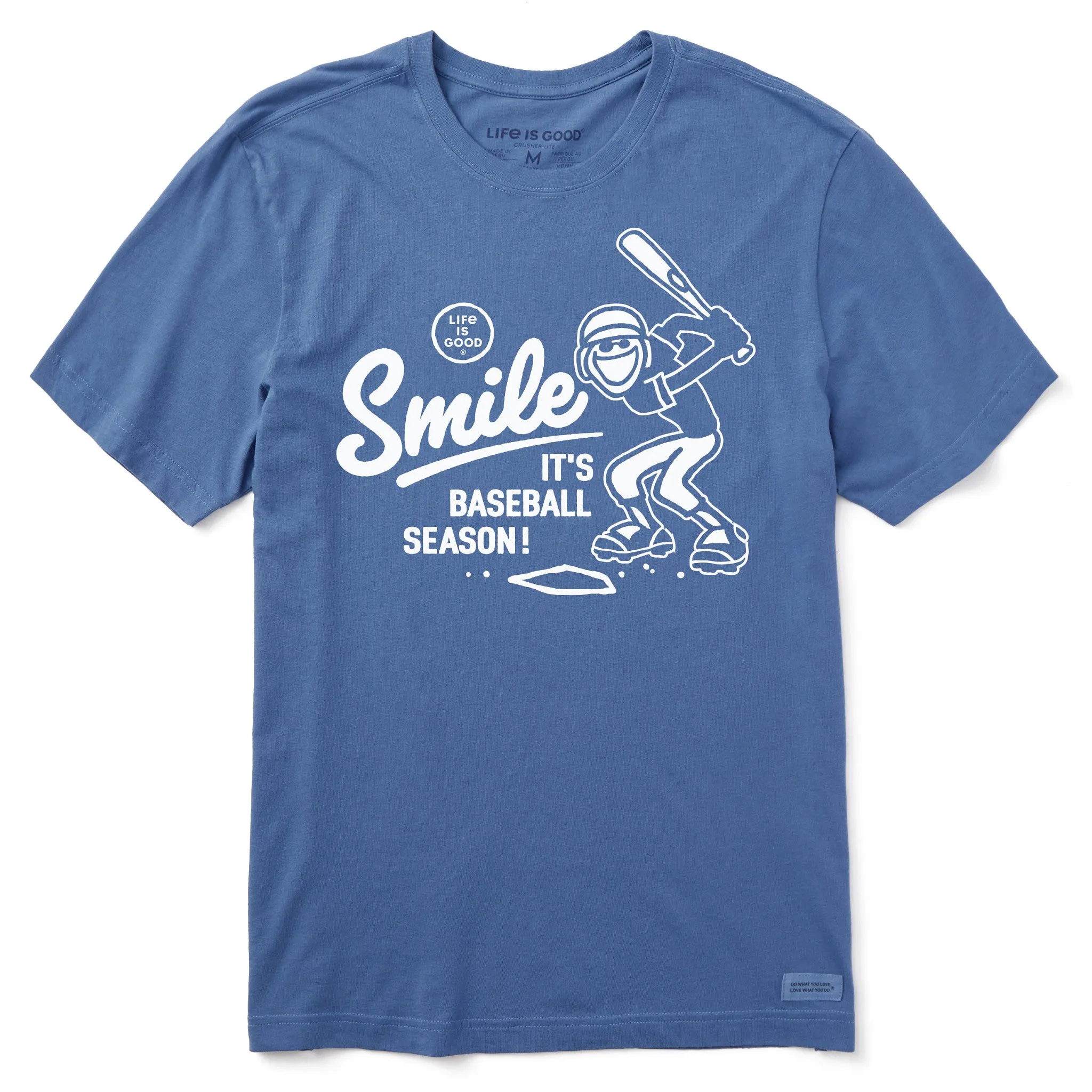 Men's Smile It's Baseball Season Jake Short Sleeve Tee Life is Good