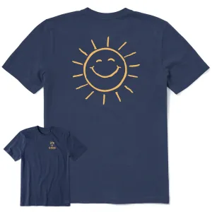 Men's Smile Sunshine Short Sleeve Crusher Tee Life is Good