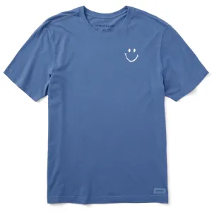 Men's Smiley Short Sleeve Crusher Tee Life is Good