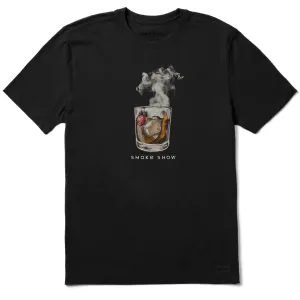 Men's Smoke Old Fashioned Short Sleeve Tee Life is Good