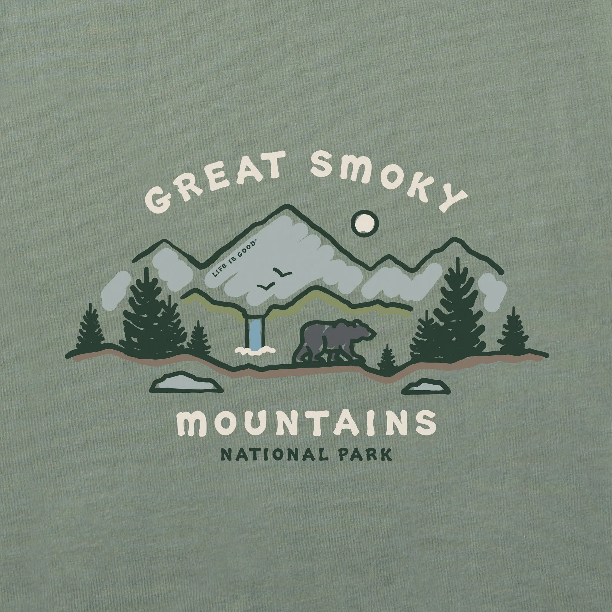 Men's Smoky Mountains Vista Short Sleeve Tee Life is Good