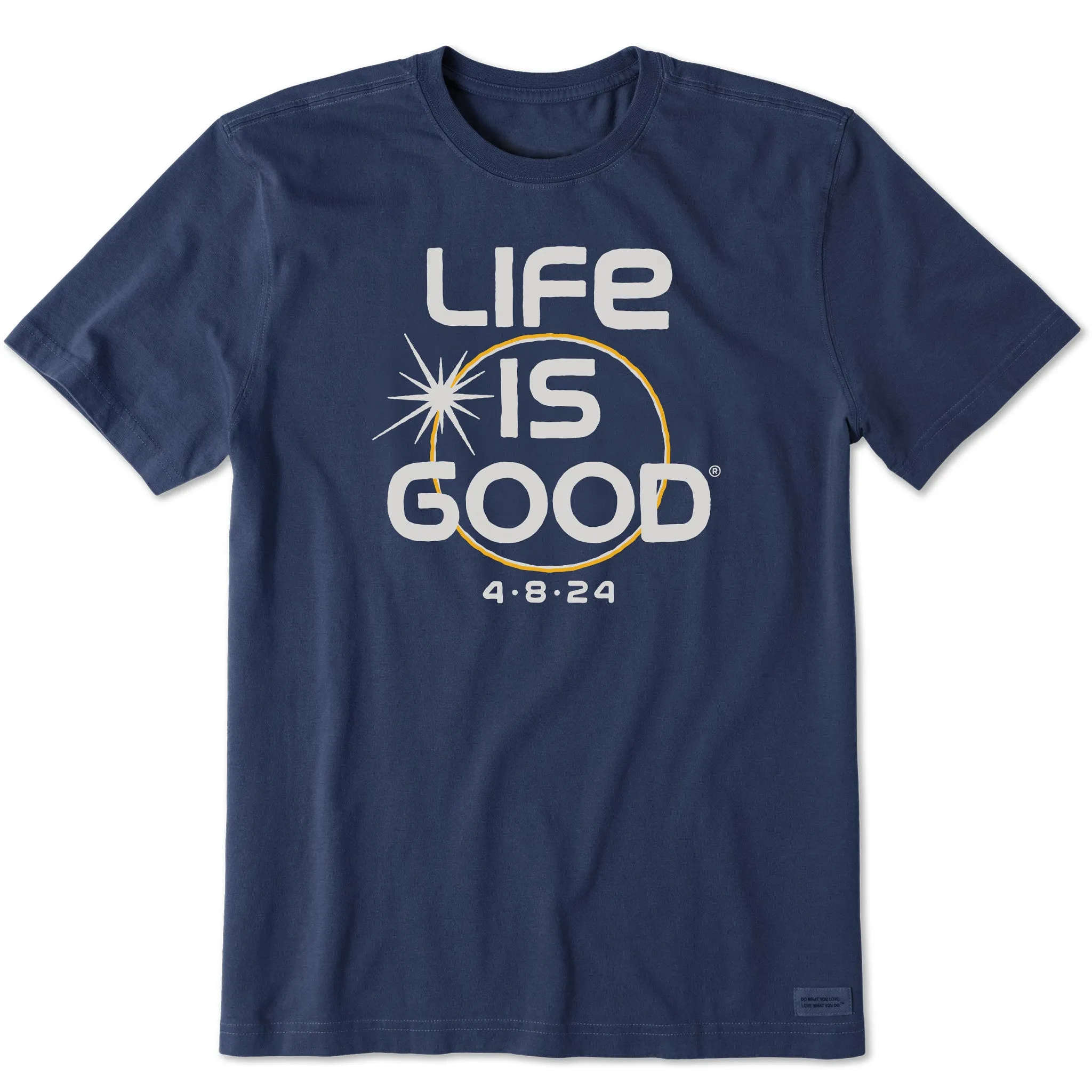 Men's Solar Eclipse LIG 4.8.24 Short Sleeve Tee Life is Good