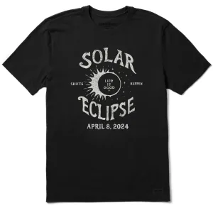 Men's Solar Eclipse Shifts Happen Short Sleeve Tee Life is Good