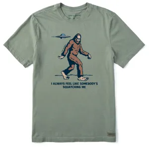 Men's Somebody's Squatching Me Short Sleeve Tee Life is Good